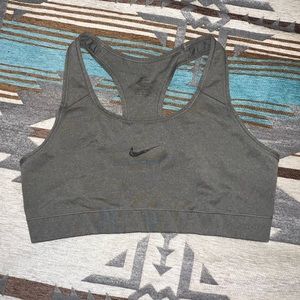 Gray Nike Sports Bra